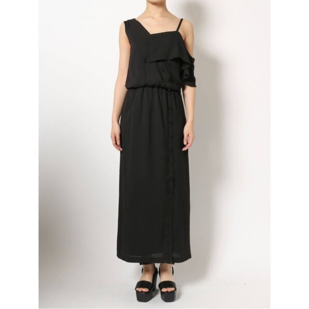 One shoulder 2 way dress